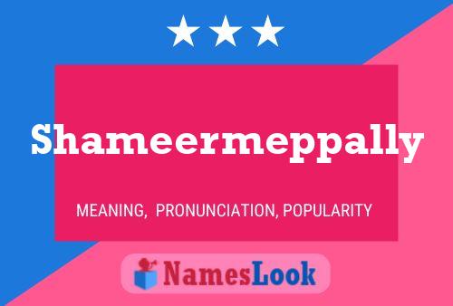 Shameermeppally Name Poster