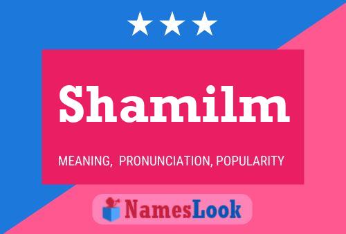 Shamilm Name Poster