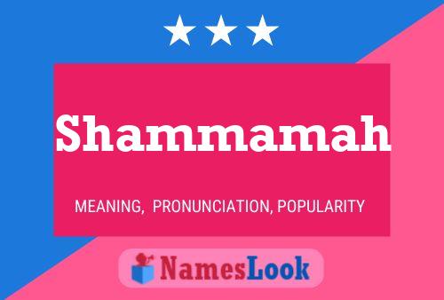 Shammamah Name Poster