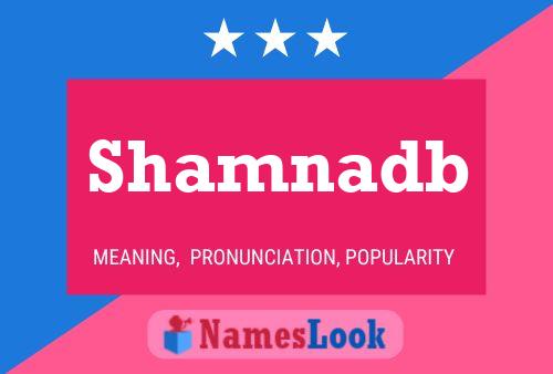 Shamnadb Name Poster