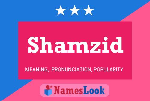 Shamzid Name Poster