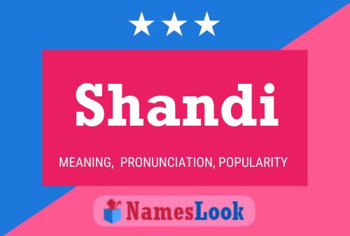 Shandi Name Poster