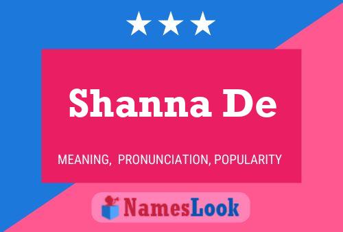 Shanna De Name Poster