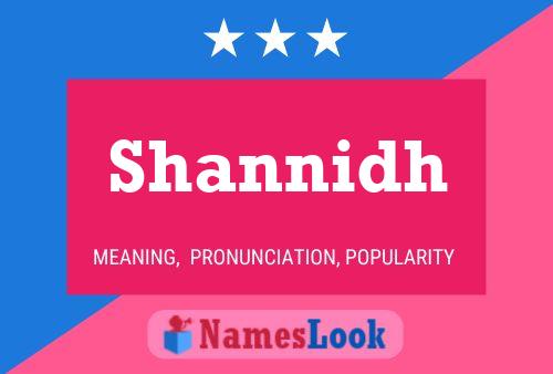 Shannidh Name Poster