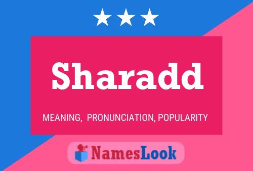 Sharadd Name Poster