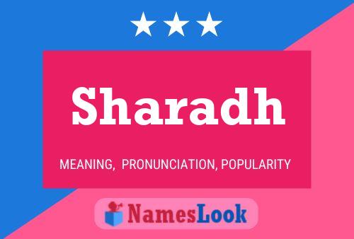 Sharadh Name Poster