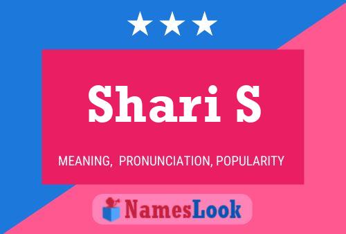 Shari S Name Poster