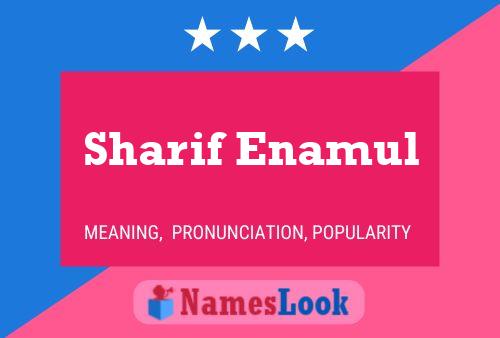 Sharif Enamul Name Poster