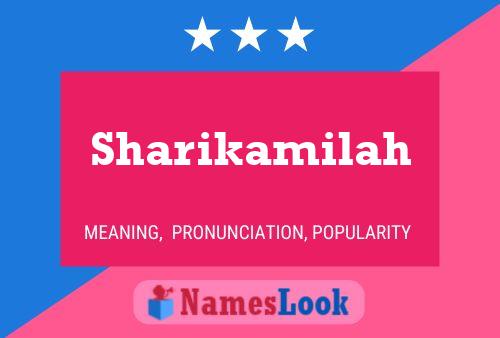 Sharikamilah Name Poster