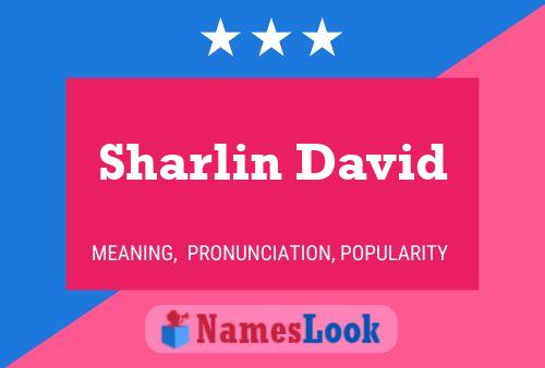 Sharlin David Name Poster