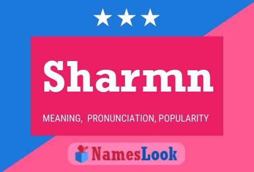 Sharmn Name Poster