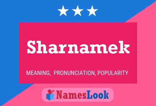 Sharnamek Name Poster