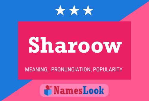 Sharoow Name Poster