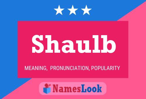 Shaulb Name Poster