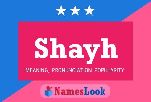 Shayh Name Poster