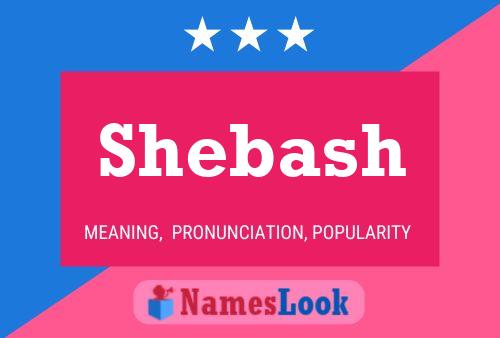 Shebash Name Poster