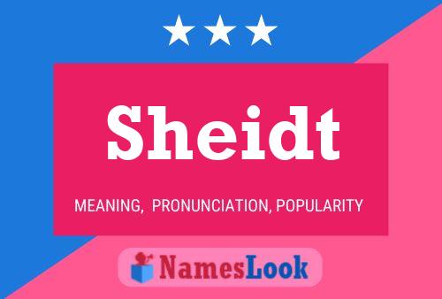 Sheidt Name Poster