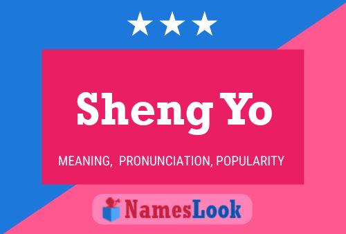 Sheng Yo Name Poster