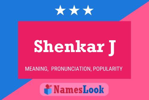 Shenkar J Name Poster