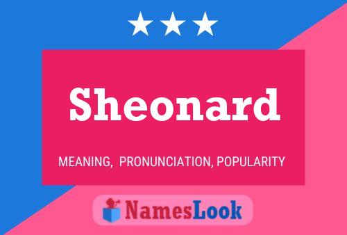 Sheonard Name Poster