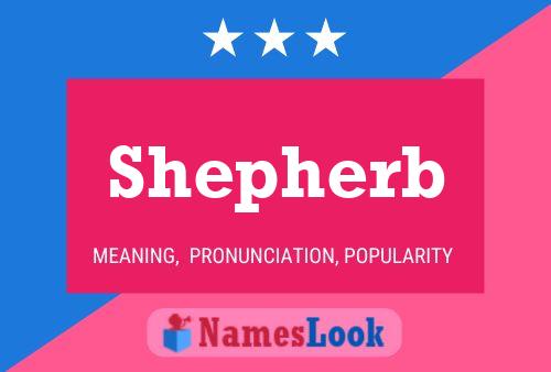 Shepherb Name Poster