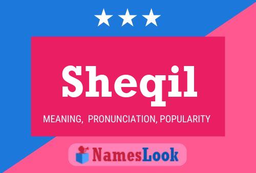 Sheqil Name Poster