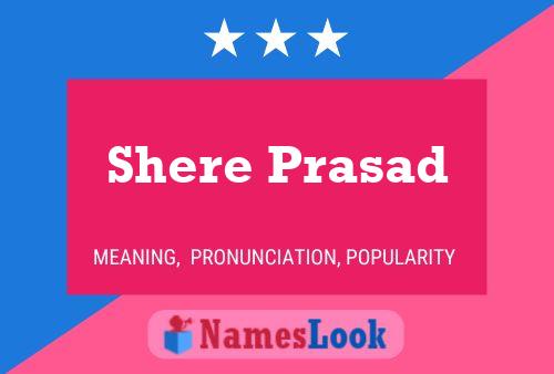 Shere Prasad Name Poster