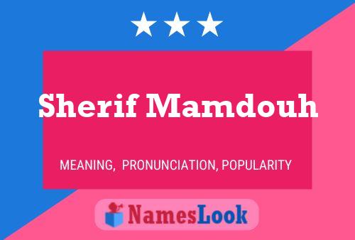 Sherif Mamdouh Name Poster