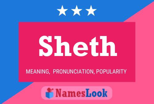 Sheth Name Poster