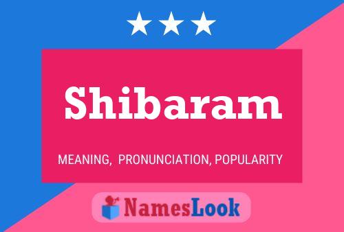 Shibaram Name Poster