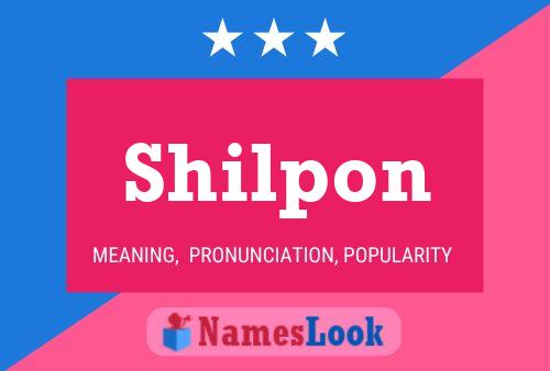 Shilpon Name Poster