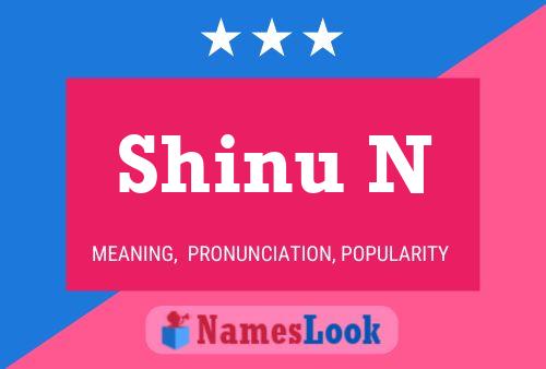 Shinu N Name Poster