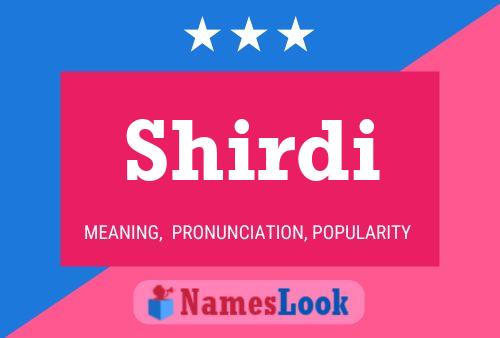 Shirdi Name Poster