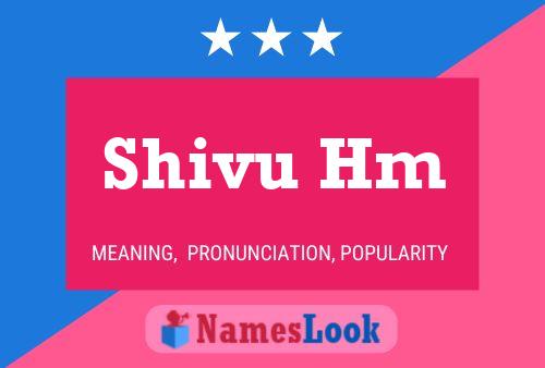 Shivu Hm Name Poster