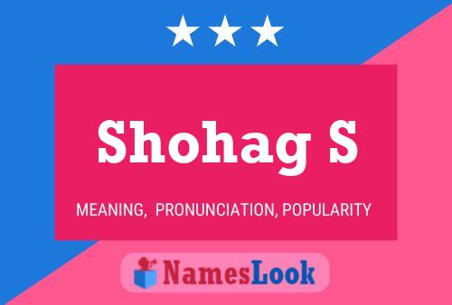 Shohag S Name Poster