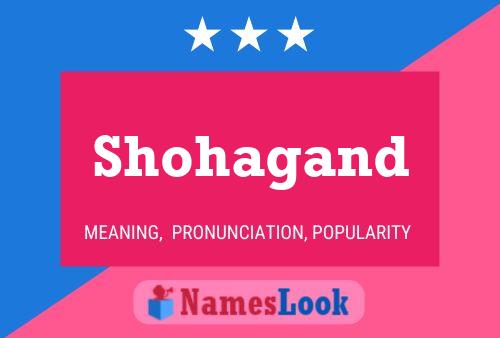 Shohagand Name Poster