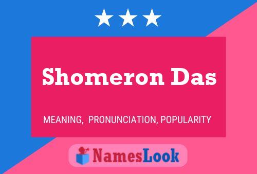 Shomeron Das Name Poster