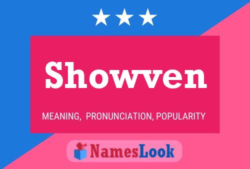 Showven Name Poster