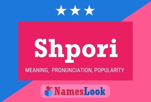 Shpori Name Poster