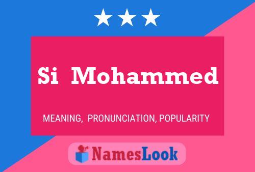 Si  Mohammed Name Poster