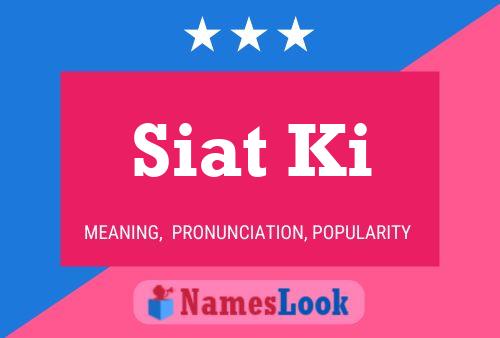 Siat Ki Name Poster