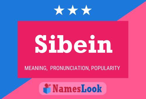 Sibein Name Poster