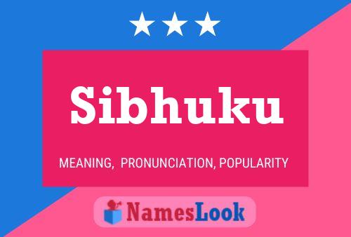 Sibhuku Name Poster