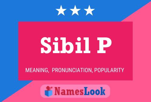 Sibil P Name Poster