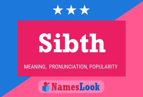 Sibth Name Poster