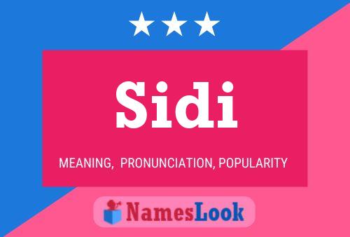 Sidi Name Poster