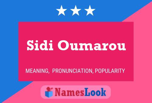 Sidi Oumarou Name Poster