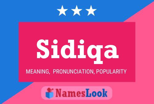 Sidiqa Name Poster