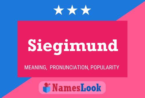 Siegimund Name Poster