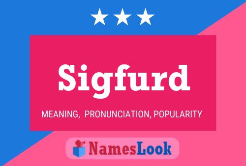 Sigfurd Name Poster